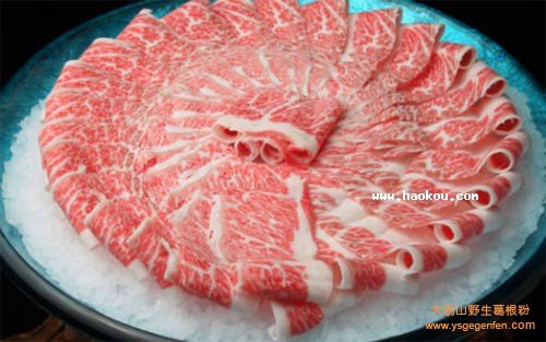 日本風(fēng)花雪月和牛肉